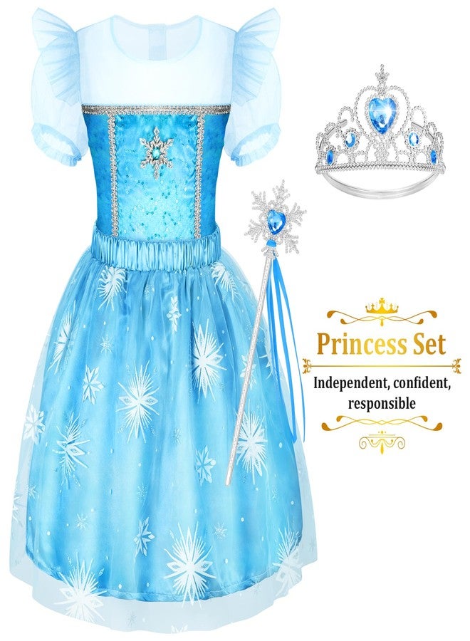 LIMIROLER Princess Dress Up Clothes for Little Girl Princess Costume Gift Set, Princess Dress Up Toys for Toddler Girls, Birthday Christmas Party Gifts for Girls Aged 3-6 Years Old - Image 4